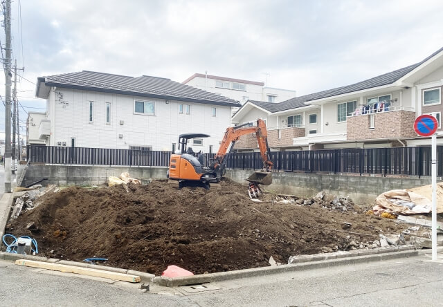 古家付き土地を更地渡し３